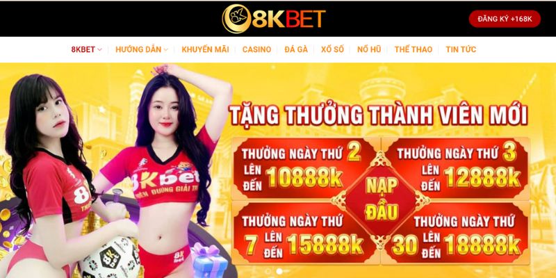 Tỷ lệ thưởng 8KBET hấp dẫn số 1